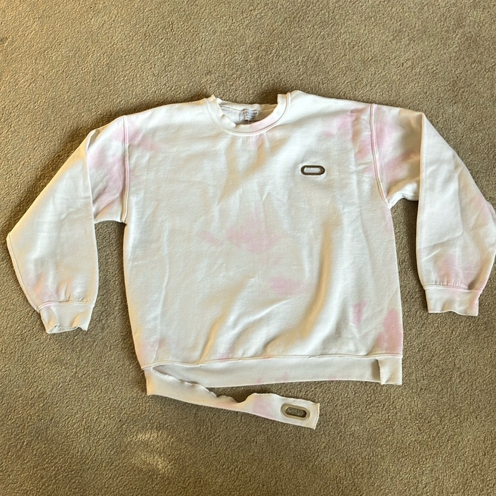 Collina Strada Sweatshirt Grommet tie dye M